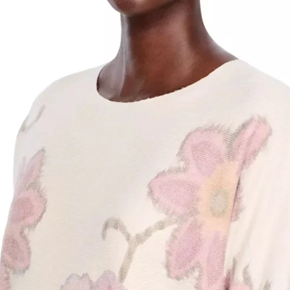 BNWT Sioni Crewneck Floral Sweater Medium $118 - Picture 3 of 12